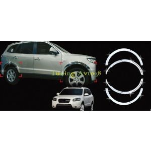 Хром накладки на колесные арки Hyundai Santa Fe 2006-2008