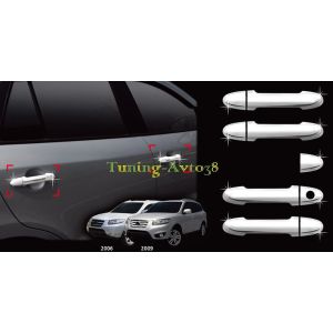 Хром накладки на ручки дверей Hyundai Santa Fe 2006-2011