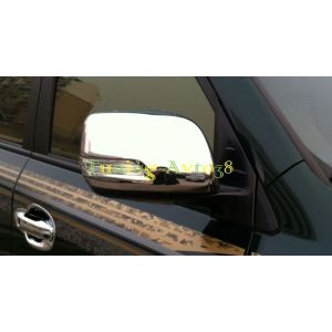 Хром накладки на зеркала под повторители Toyota Land Cruiser J200 2008-2011