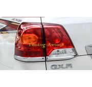 Хром накладки на фонари задние ( реснички ) Toyota Land Cruiser J200 2012-2015