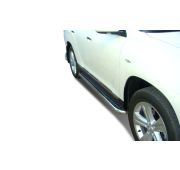 Пороги с накладным листом 60 Toyota Highlander 2010