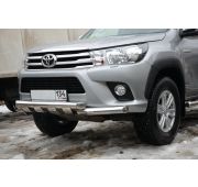 Защита переднего бампера (G) 76 Toyota Hilux 2015