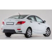 Бампер задний седан Hyundai Solaris 2010-2014