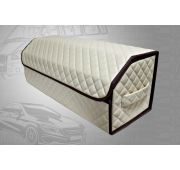 Саквояж ЭК 80*30*30 квадрат¶беж/беж/коричневый