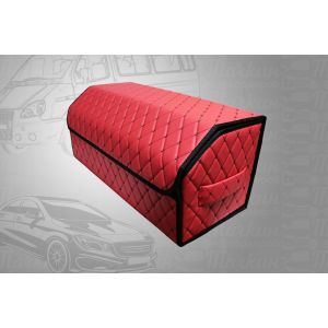 Саквояж ЭК 70*30*30 фигурный ромб¶красный/черный/красный