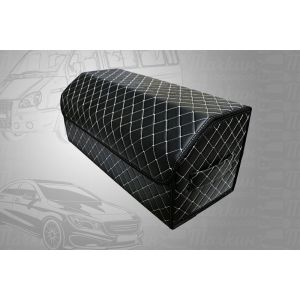 Саквояж ЭК 70*30*30 сложный¶квадрат черный/белый/черный