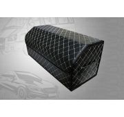 Саквояж ЭК 70*30*30 сложный¶квадрат черный/белый/черный