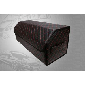 Саквояж ЭК 80*30*30 сложный¶квадрат черный/красный/черный