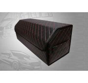 Саквояж ЭК 80*30*30 сложный¶квадрат черный/красный/черный