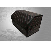 Саквояж ЭК 50*30*30 фигурный ромб¶черный/оранж/черный