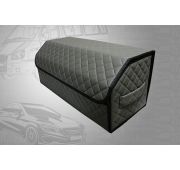 Саквояж ЭК 70*30*30 квадрат¶серый/серый/черный