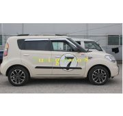 Молдинги на двери ( хром ) нижние Kia Soul 2008-2012