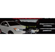 Молдинги на двери ( хром ) нижние SsangYong Korando 2010-2016