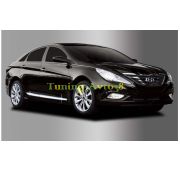 Молдинги на двери ( хром ) нижние Hyundai Sonata 2009-2013