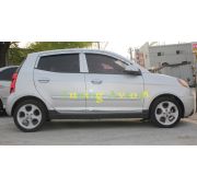 Молдинги на двери ( хром ) нижние Kia Morning 2008-2010