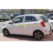 Молдинги на двери ( хром ) нижние Kia Morning 2008-2010