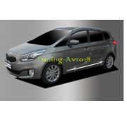 Молдинги на двери ( хром ) нижние Kia Carens 2013-