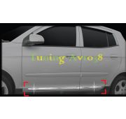 Молдинги на двери ( хром ) нижние SsangYong Kyron DJ 2005-