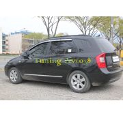 Молдинги на двери ( хром ) нижние Kia Carens 2006-2012