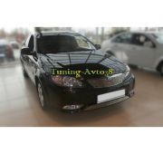 Накладка на решетку радиатора ( трубочки ) d 10 Daewoo Gentra 2013-