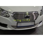 Накладка на решетку радиатора ( трубочки ) d 10 Datsun on-DO 2015-