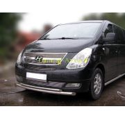 Накладка на решетку радиатора ( трубочки ) d 10 Hyundai H-1 (Grand Starex) 2007-