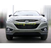 Накладка на решетку радиатора ( трубочки ) d 12 Hyundai IX35 2010-