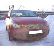 Накладка на решетку радиатора ( трубочки ) d 10  Kia CEED 2007-2009