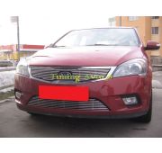 Накладка на решетку радиатора ( трубочки ) d 10  Kia CEED 2009-2012