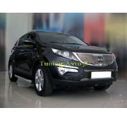 Накладка на решетку радиатора ( трубочки ) d 10 Kia Sportage 2010-