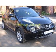 Накладка на решетку радиатора ( трубочки ) d 10  Nissan Juke 2010-