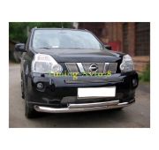 Накладка на решетку радиатора ( трубочки ) d 10 Nissan X-Trail T31 2007-2010