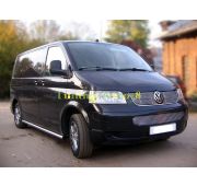 Накладка на решетку радиатора ( трубочки ) d 10 Volkswagen T5 Multivan 2003-2009
