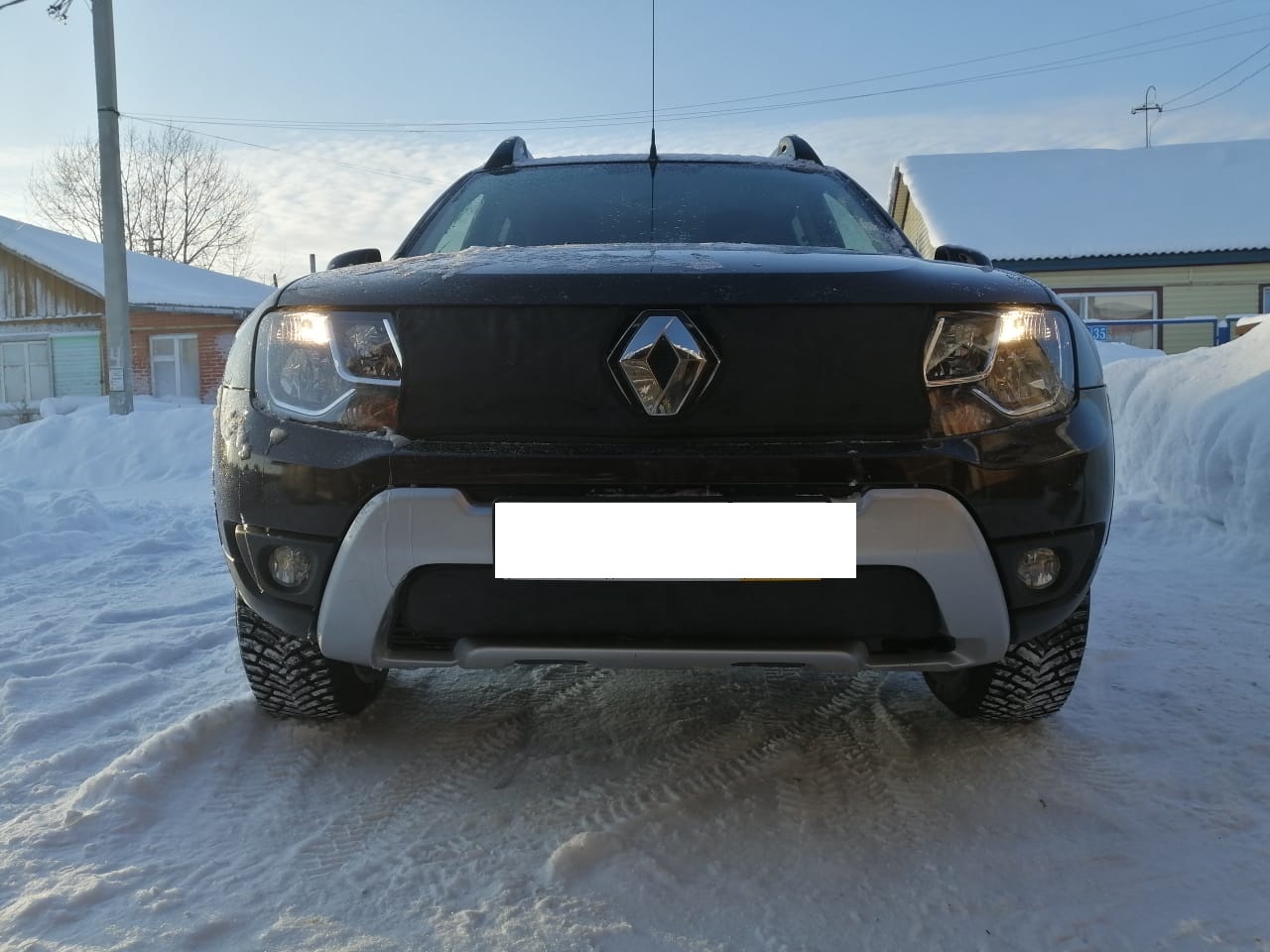 Утеплитель радиатора для автомобиля Renault Duster 2015- в Иркуске —  АВТОБОКСЫ