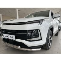 Защита переднего бампера двойная с перемычками 60/42 JAC JS4 2022